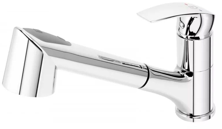 FDesign Avanza bateria kuchenna stojąca z wyciąganą wylewką chrom FD1-A02-4-11 - Wysyłka w 24h