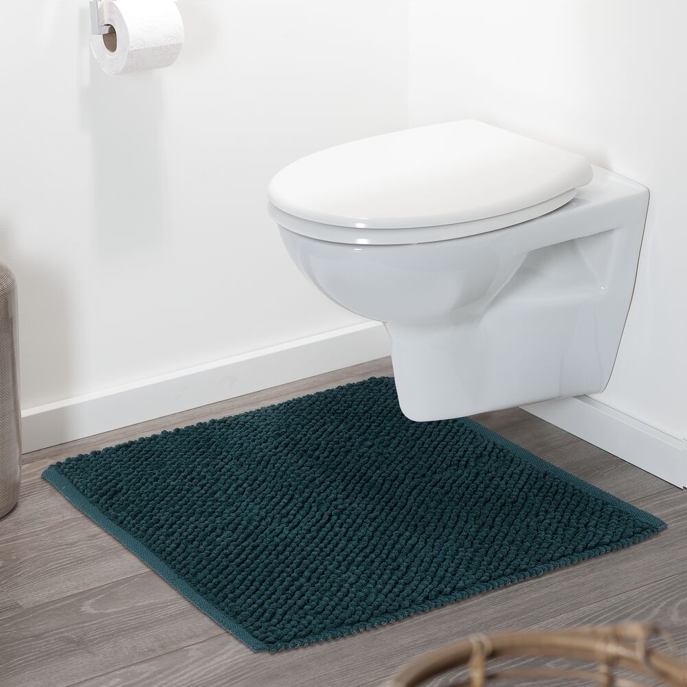 Sealskin Delhi dywanik łazienkowy 60x60 cm bawełna ciemny zielony 800113