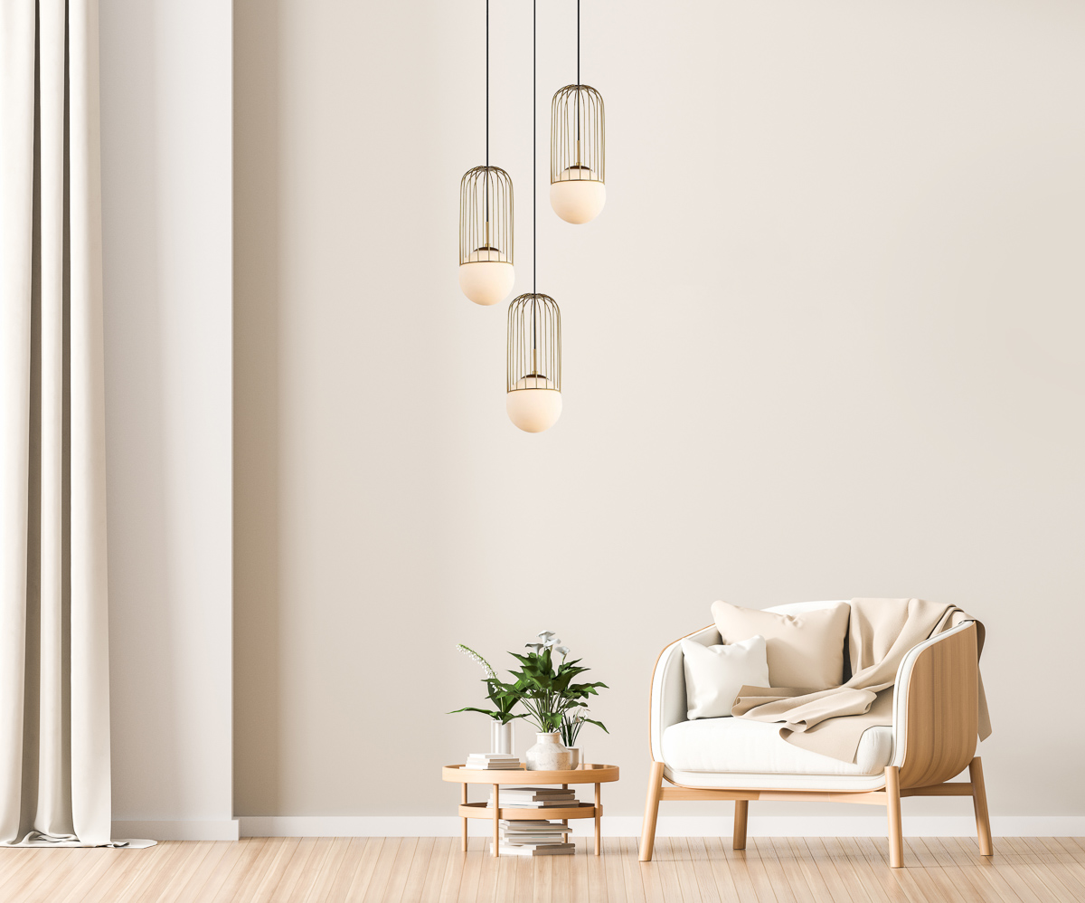 Italux Matty lampa wisząca 3x40 W złota MDM-3939/3GD