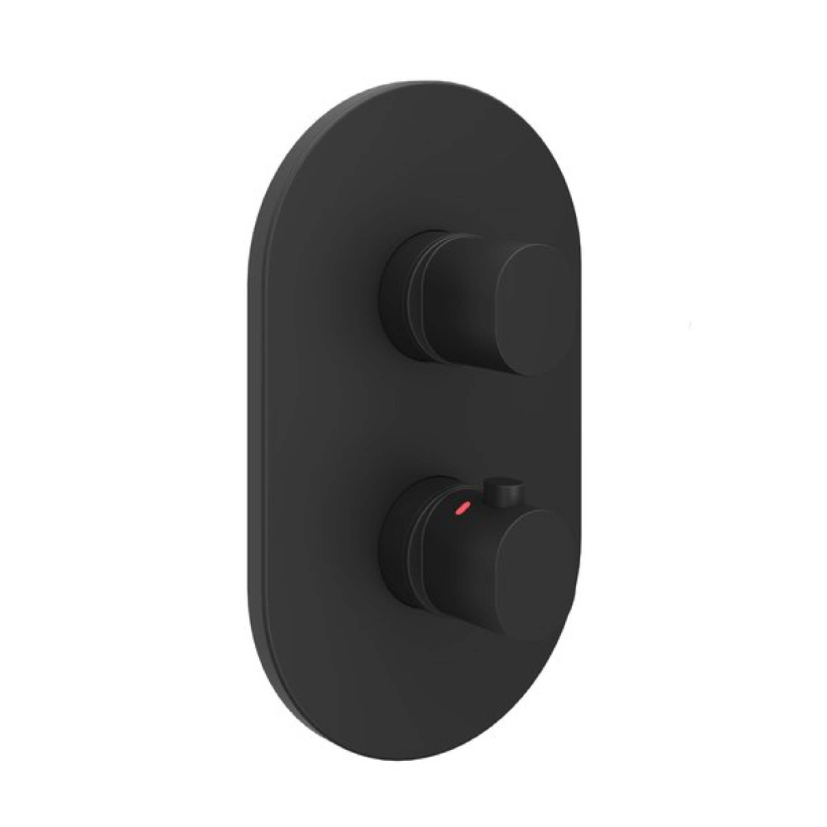 Ravak Chrome II bateria wannowo-prysznicowa podtynkowa termostatyczna czarna X070469