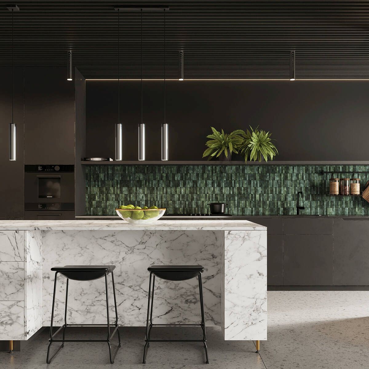 Sollux Lighting Lagos lampa wisząca 1x10W chrom SL.1204