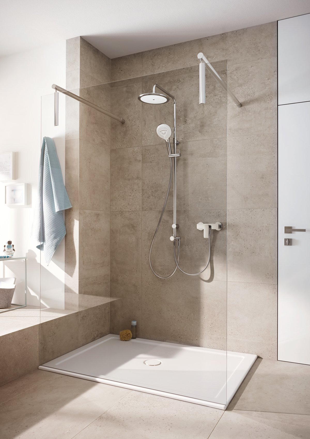 Kludi Freshline 1S zestaw prysznicowy ścienny chrom 6784005-00