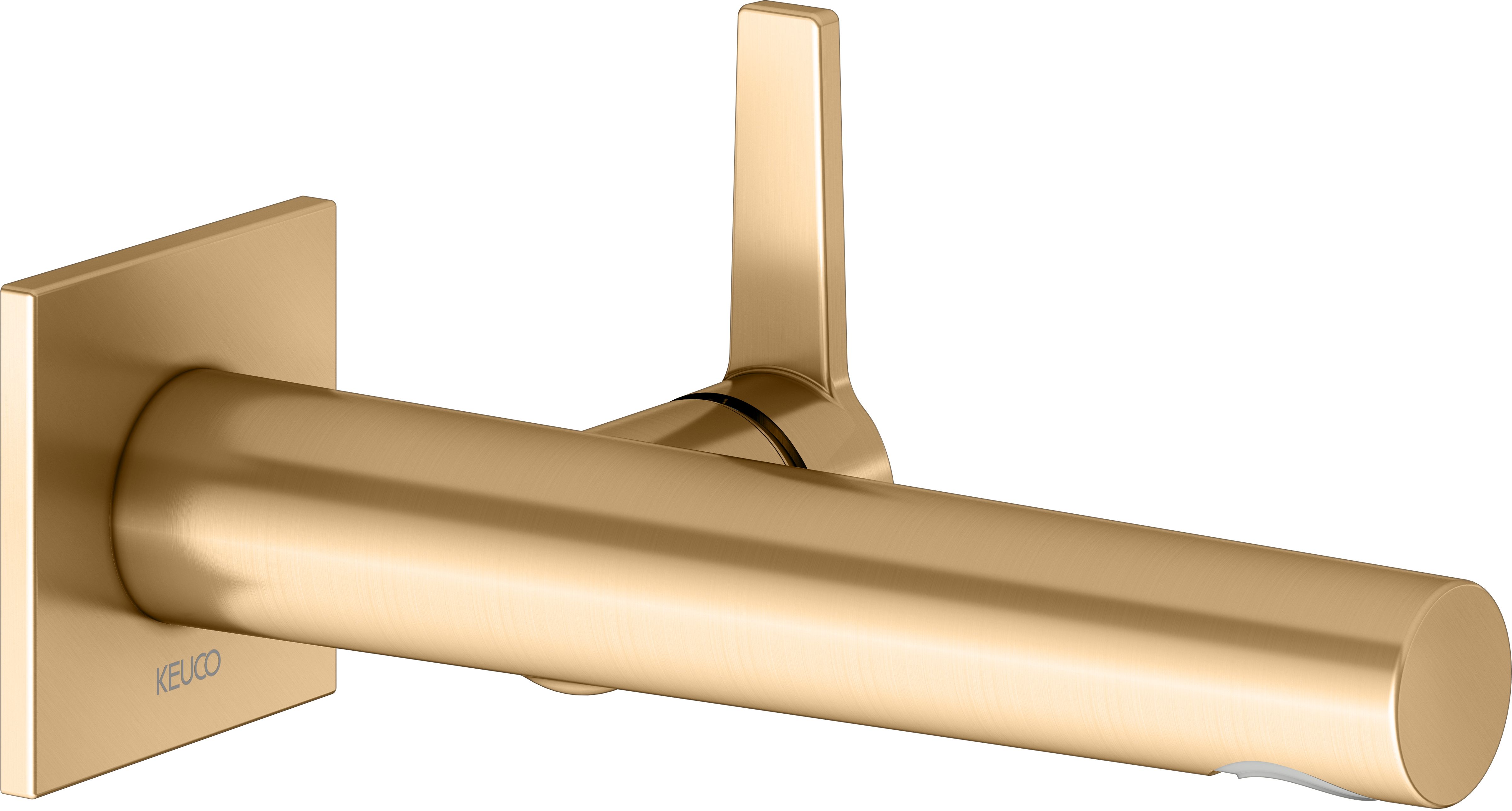 Keuco Edition 11 bateria umywalkowa podtynkowa mosiądz szczotkowany 51116251302