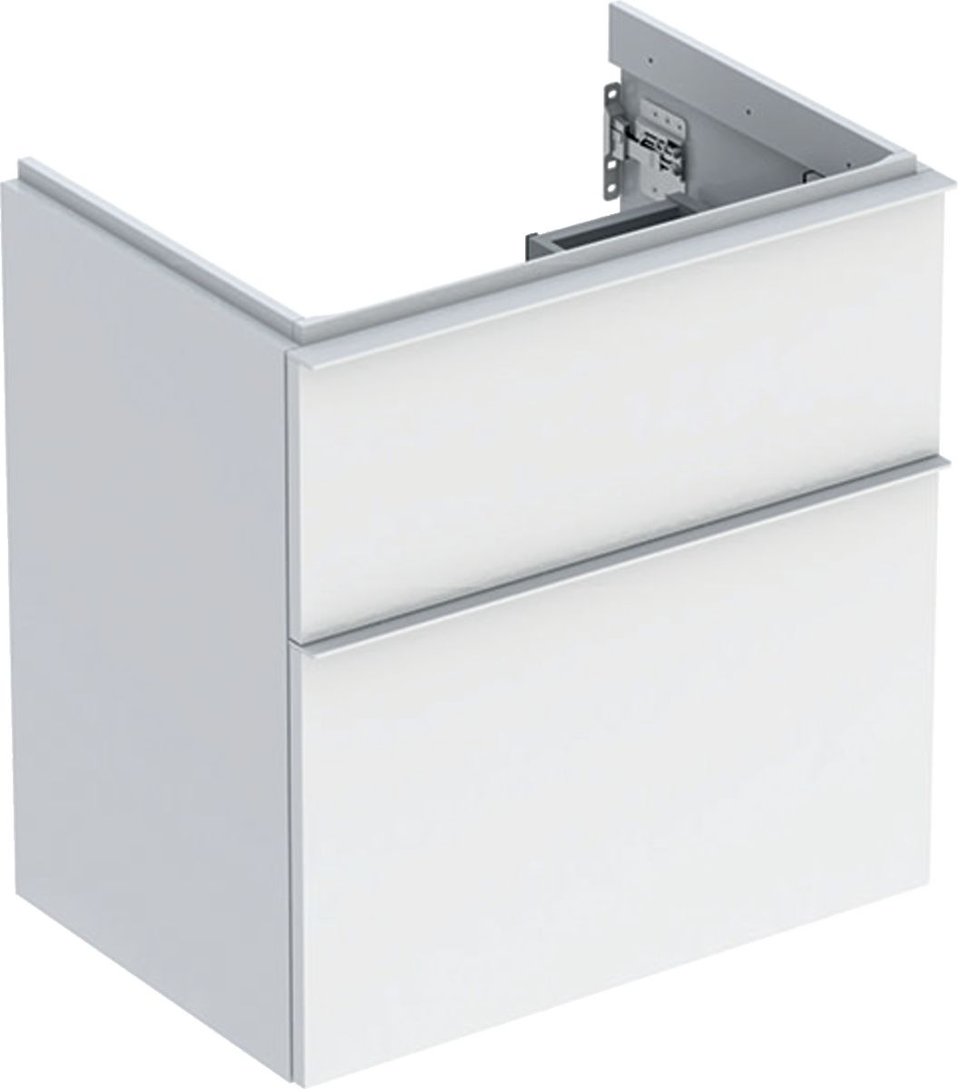 Geberit iCon szafka 59,2 cm podumywalkowa wisząca biały połysk/biały mat 502.307.01.1
