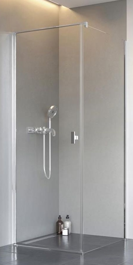 Radaway Nes 8 KDJ I drzwi prysznicowe 80 cm uchylne chrom połysk/szkło przezroczyste 10072080-01-01R