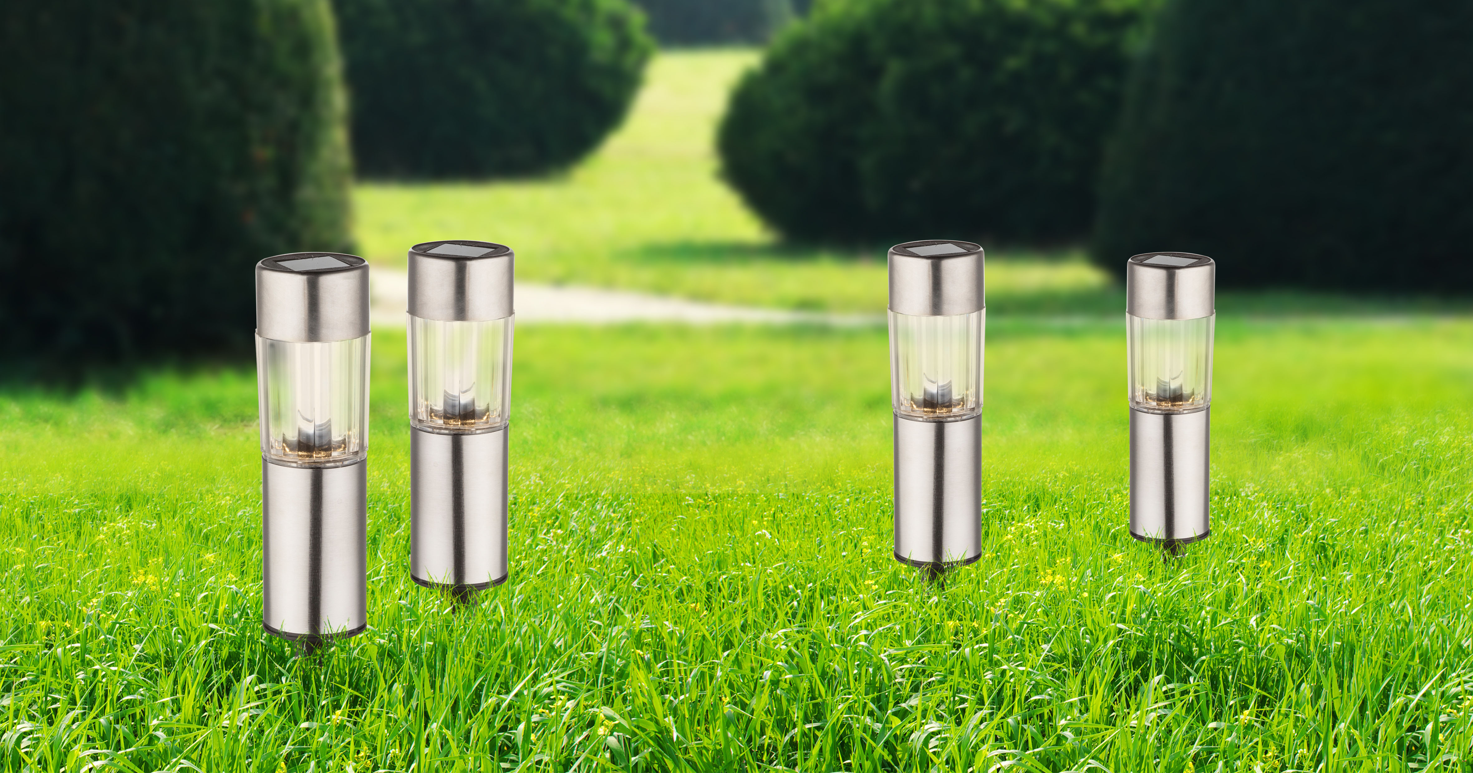 Globo Lighting Solar lampa gruntowa 1x0,06 W stal 33253-4