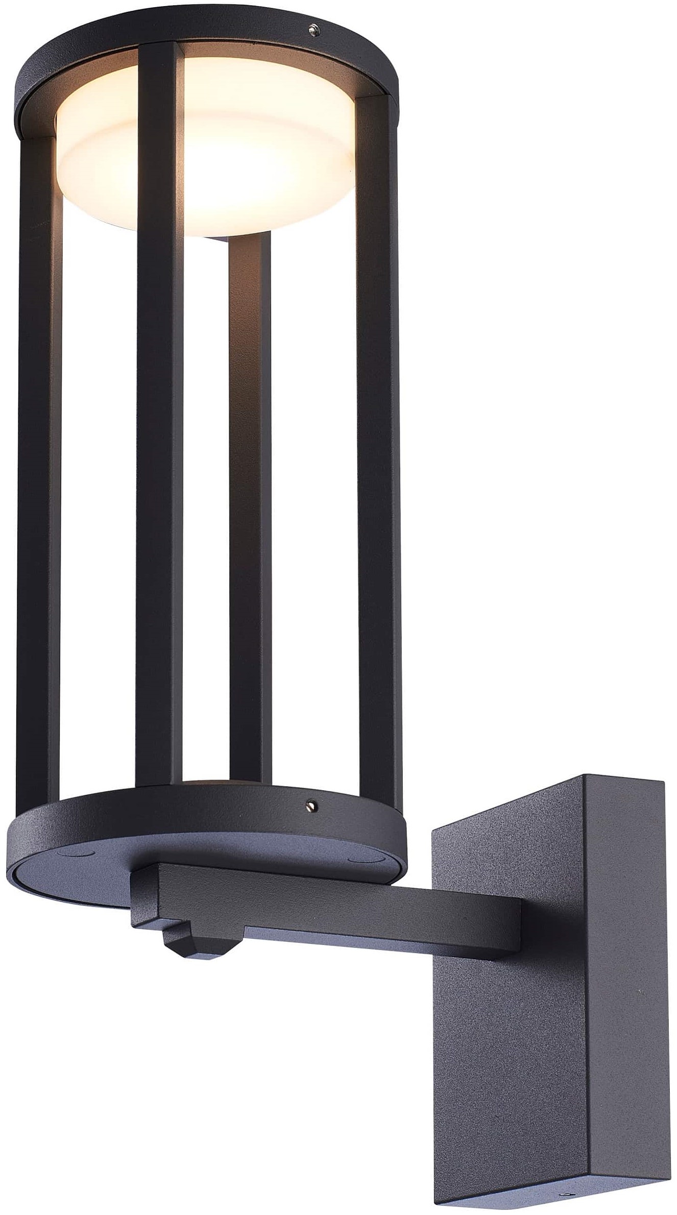 Kaja Ubbe kinkiet zewnętrzny 1x9W LED czarny K-8137