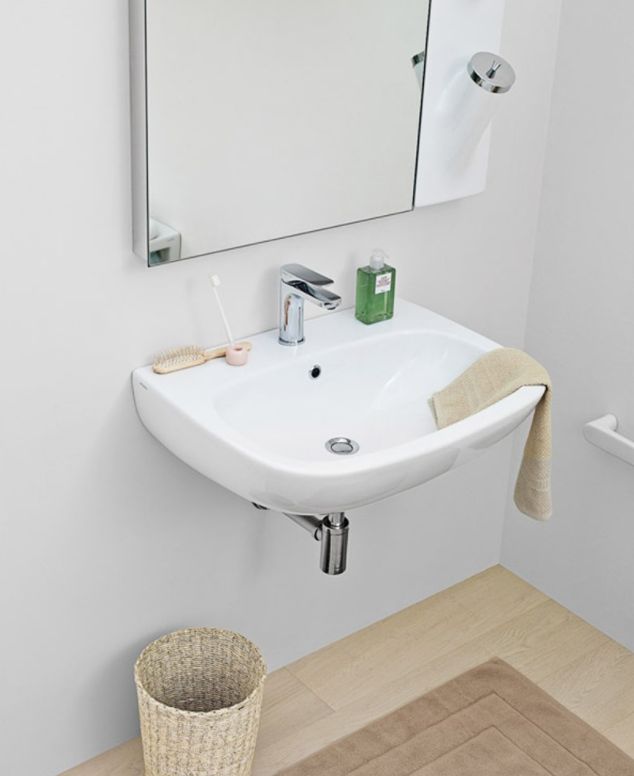 Art Ceram Ten umywalka 65x51 cm ścienna prostokątna biała TEL00101;00