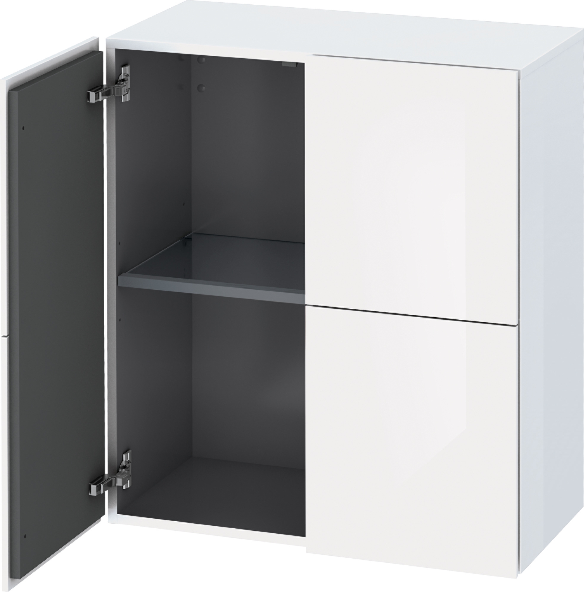Duravit L-Cube szafka 70x80 cm wisząca biały połysk LC117702222