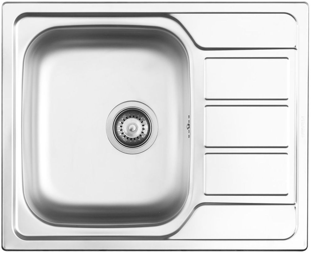 Pyramis Athena zlewozmywak stalowy 62x50 cm len 100187701