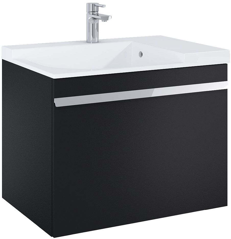 Elita Moody szafka 71,5x48,7x54 cm podumywalkowa wisząca black matt RE010700037160 - Wysyłka w 24h