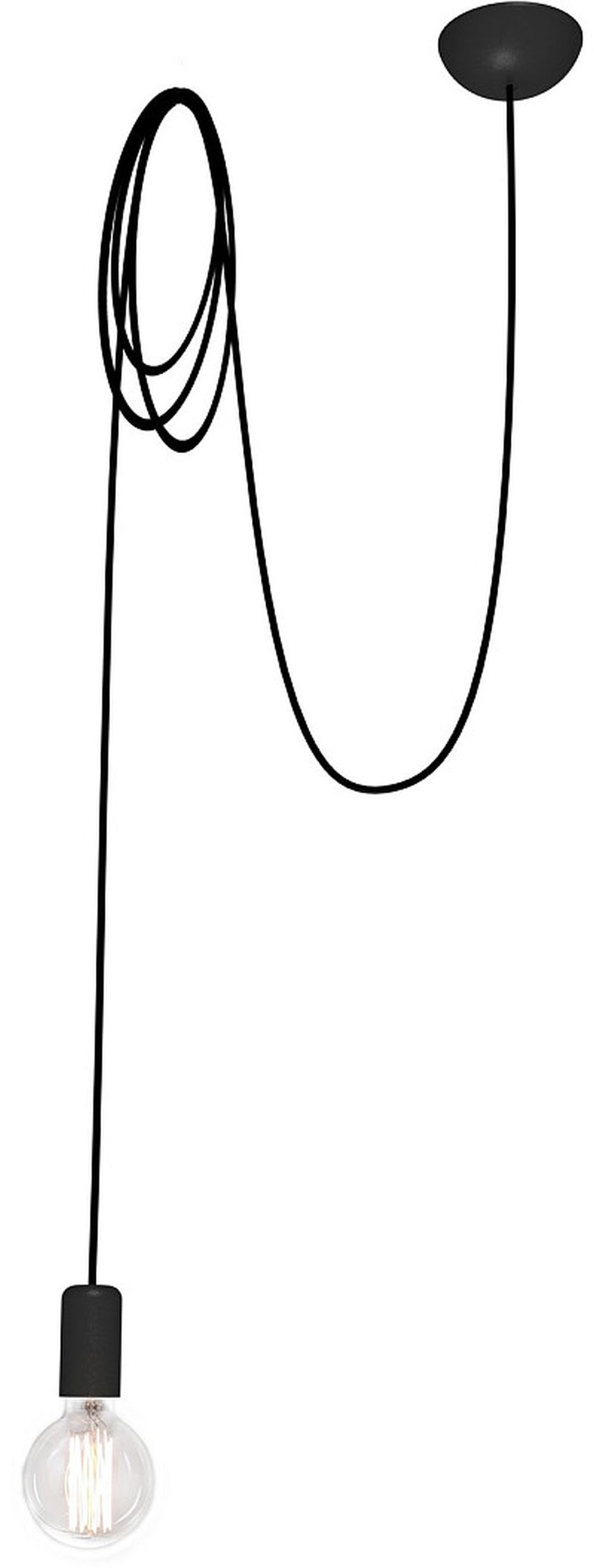 Nowodvorski Lighting Spider lampa wisząca 1x25W czarny 6792