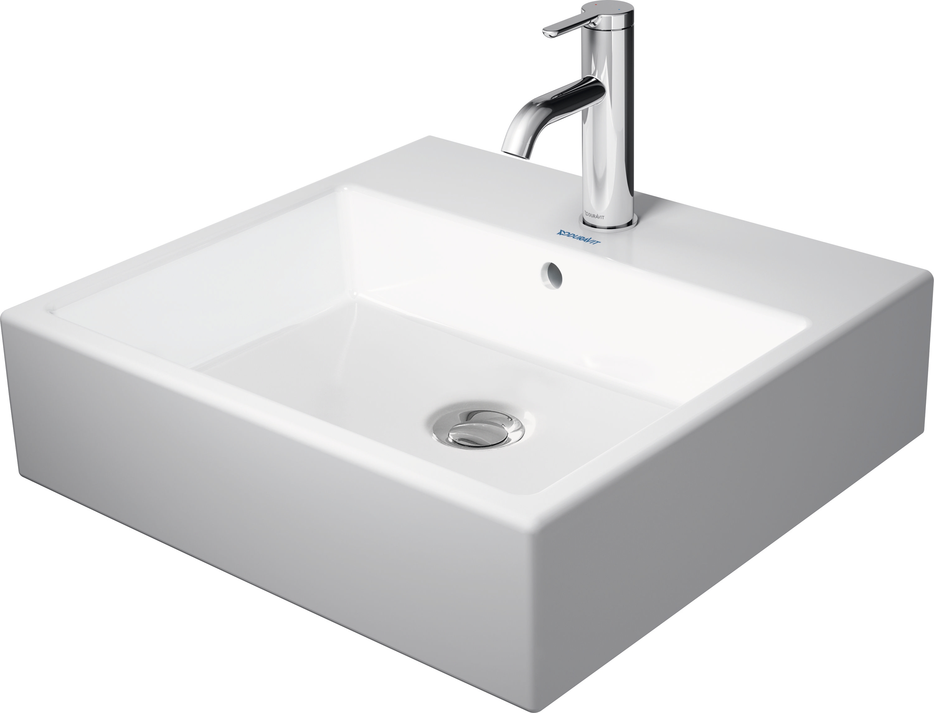 Duravit Vero Air umywalka 50x47 cm prostokątna ścienna-meblowa biała 2350500028