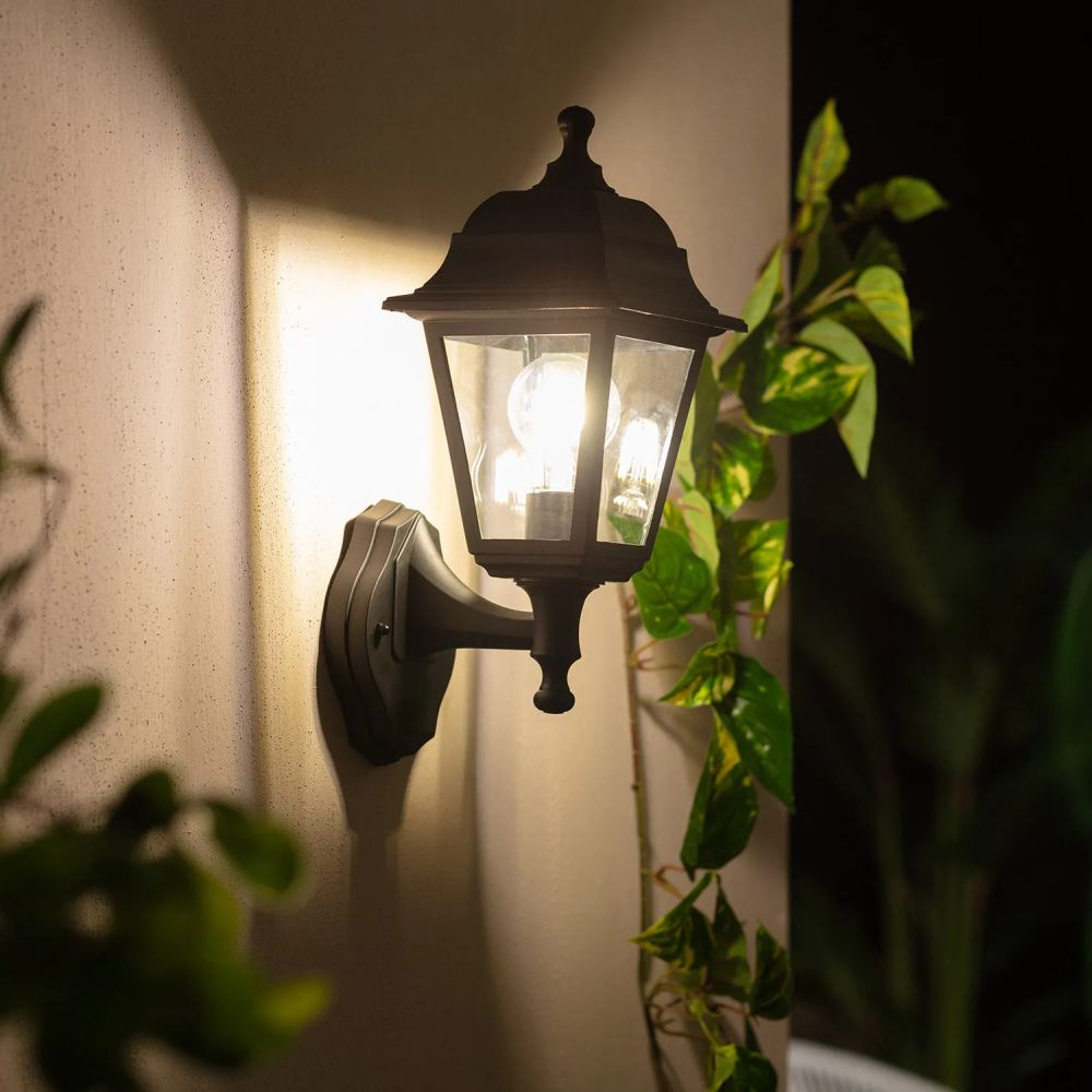 Abruzzo Gardena Clasica Federico kinkiet zewnętrzny 1x40 W czarny ABR-KZKF-C--E27