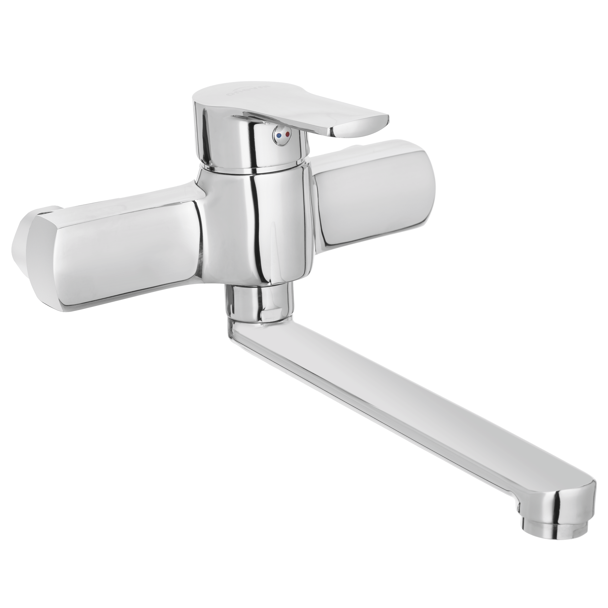 Invena Verso bateria kuchenna ścienna chrom BC-82-001