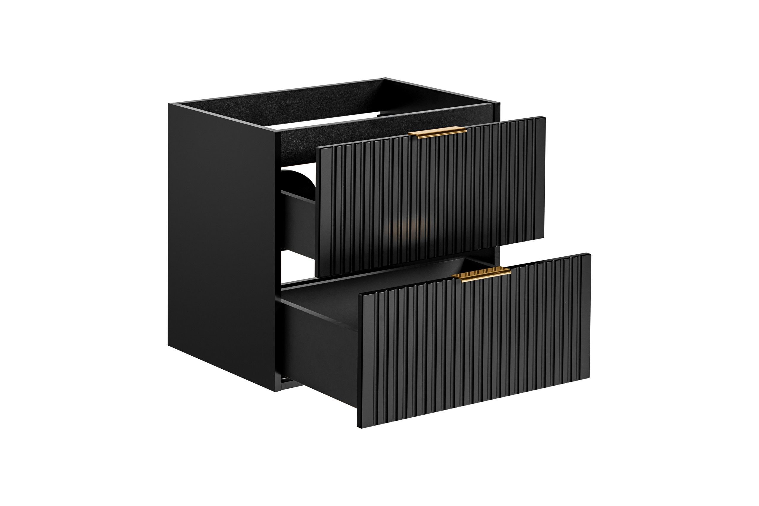 Comad Adel Black szafka 60x46 cm podumywalkowa wisząca czarny ADELBLACK-82-60-B-2S - Wysyłka w 24h