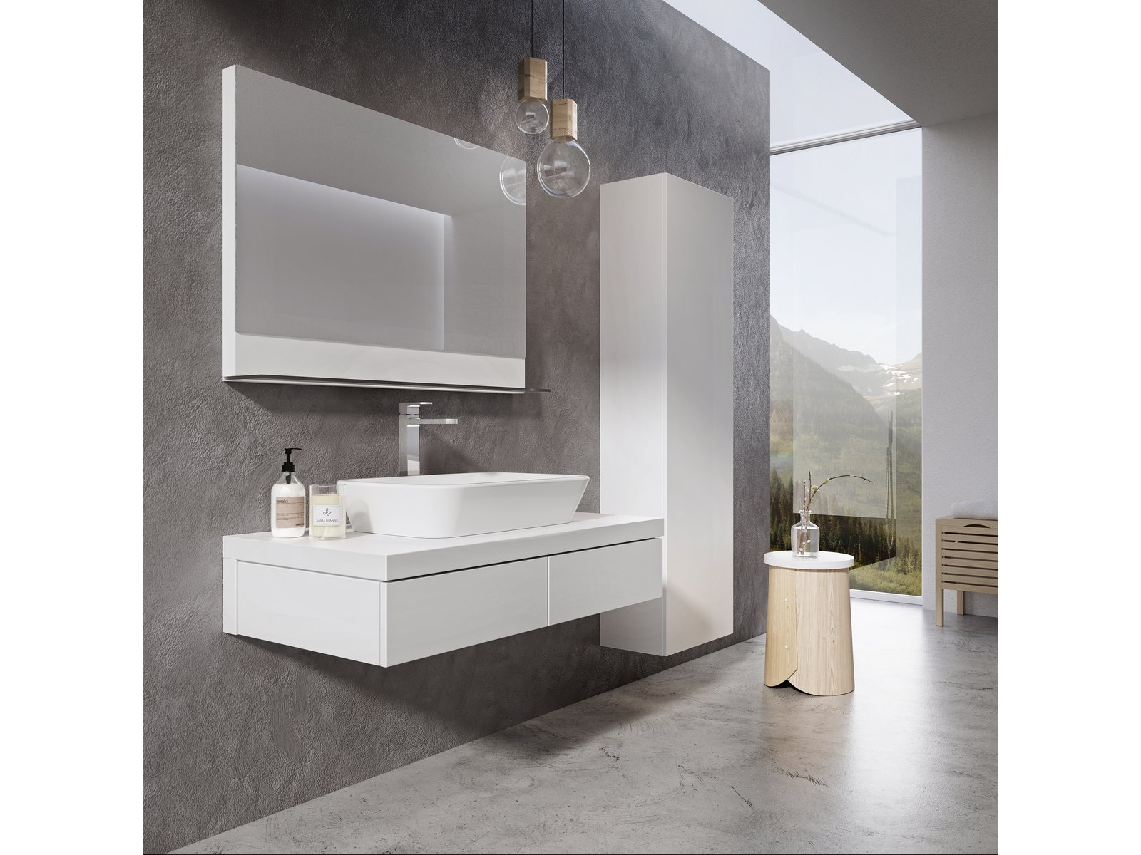 Ravak Ceramic R umywalka 60x40 cm nablatowa biała XJX01160002