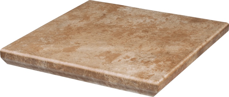 Paradyż Ilario stopnica 33x33 cm STR narożna kapinos ochra mat