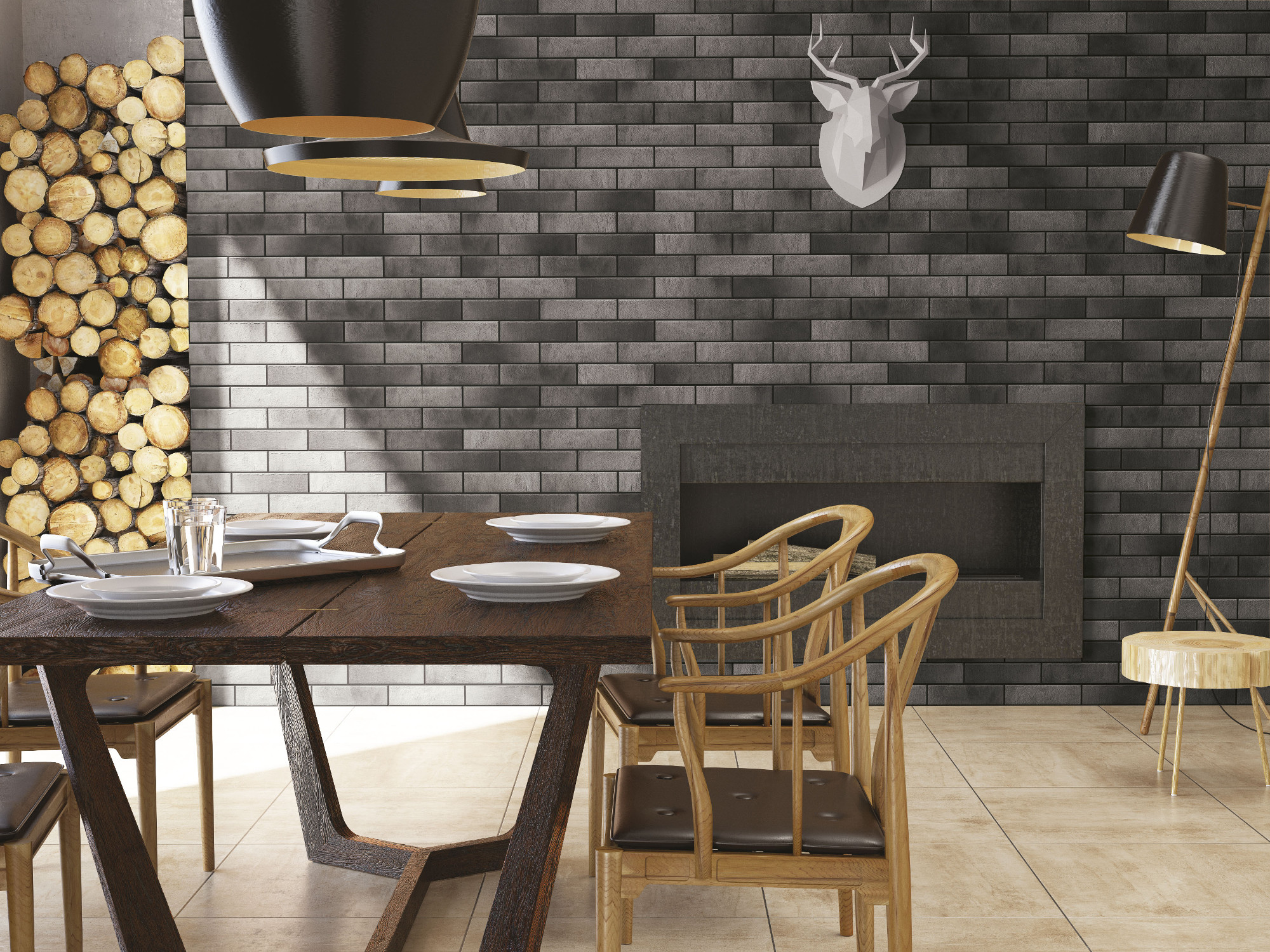 Cerrad Loft Brick płytka klinkierowa 24,5x6,5 cm szara