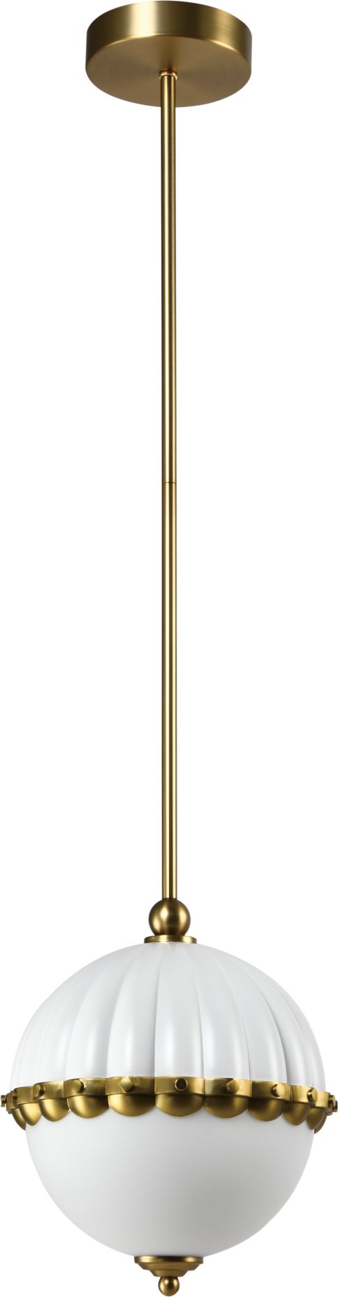 CosmoLight Pralines lampa wisząca 1x40W biały/mosiądz P01206WH