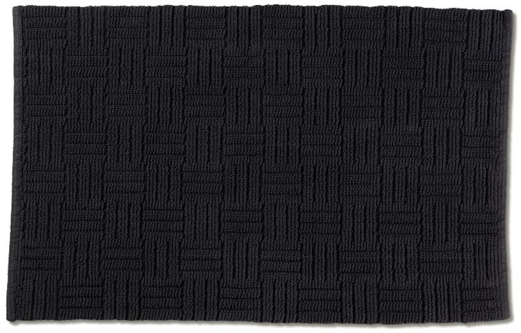 Kela Leana dywanik łazienkowy 80x50 cm bawełna granitowy szary 23516 - Wysyłka w 24h