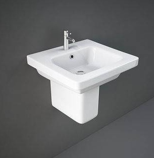 Rak Ceramics Resort umywalka 50 cm ścienna biała REWB00001