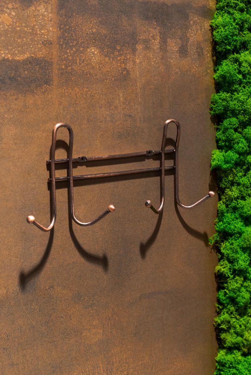 AWD Interior wieszak na ręcznik ścienny miedź antyczna AWD02091715