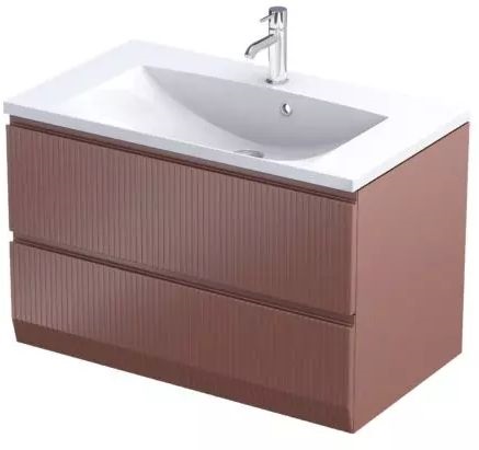 Oristo Brylant szafka 79,6x45,5x50 cm podumywalkowa wisząca ceglana OR36-SD2S-80-19R