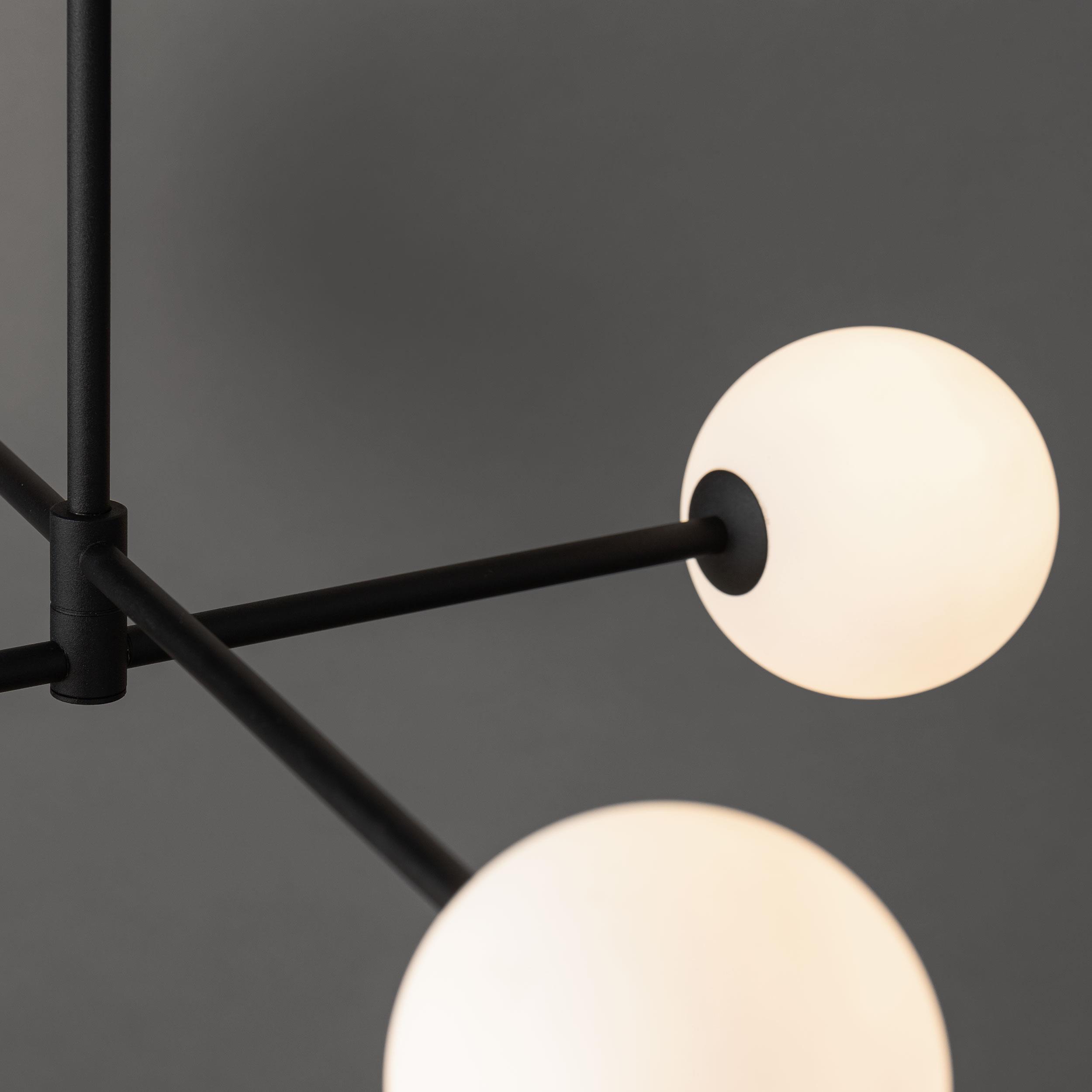 TK Lighting Sarius lampa podsufitowa 4x6W biały/czarny 4733