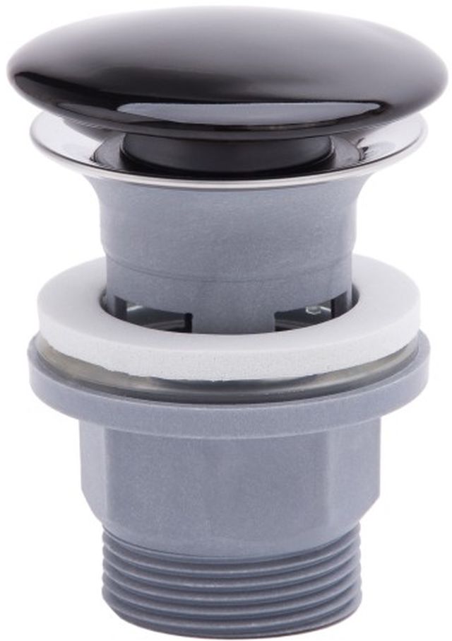 FDesign Kleome korek do umywalki klik klak okrągły czarny/szary FD7-304-42