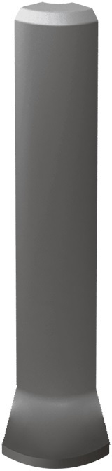 Paradyż Bazo profil 3x10 cm zewnętrzny ostry monokolor czarny mat