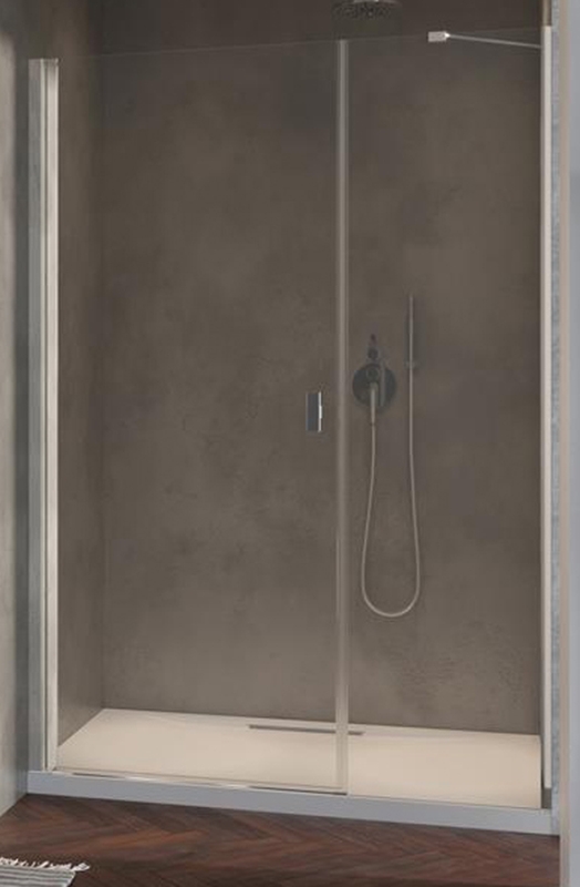 Radaway Nes DWS drzwi prysznicowe 120 cm wnękowe lewe chrom/szkło przezroczyste 10028120-01-01L