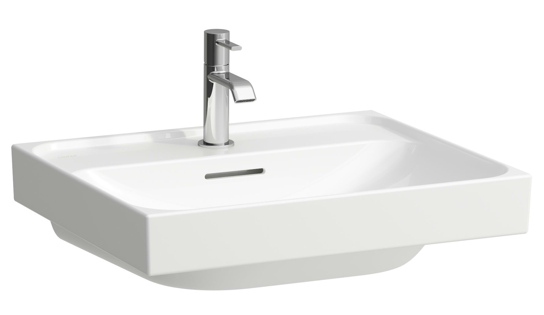 Laufen Meda umywalka 55x46 cm prostokątna ścienna-meblowa biała H8101120001091