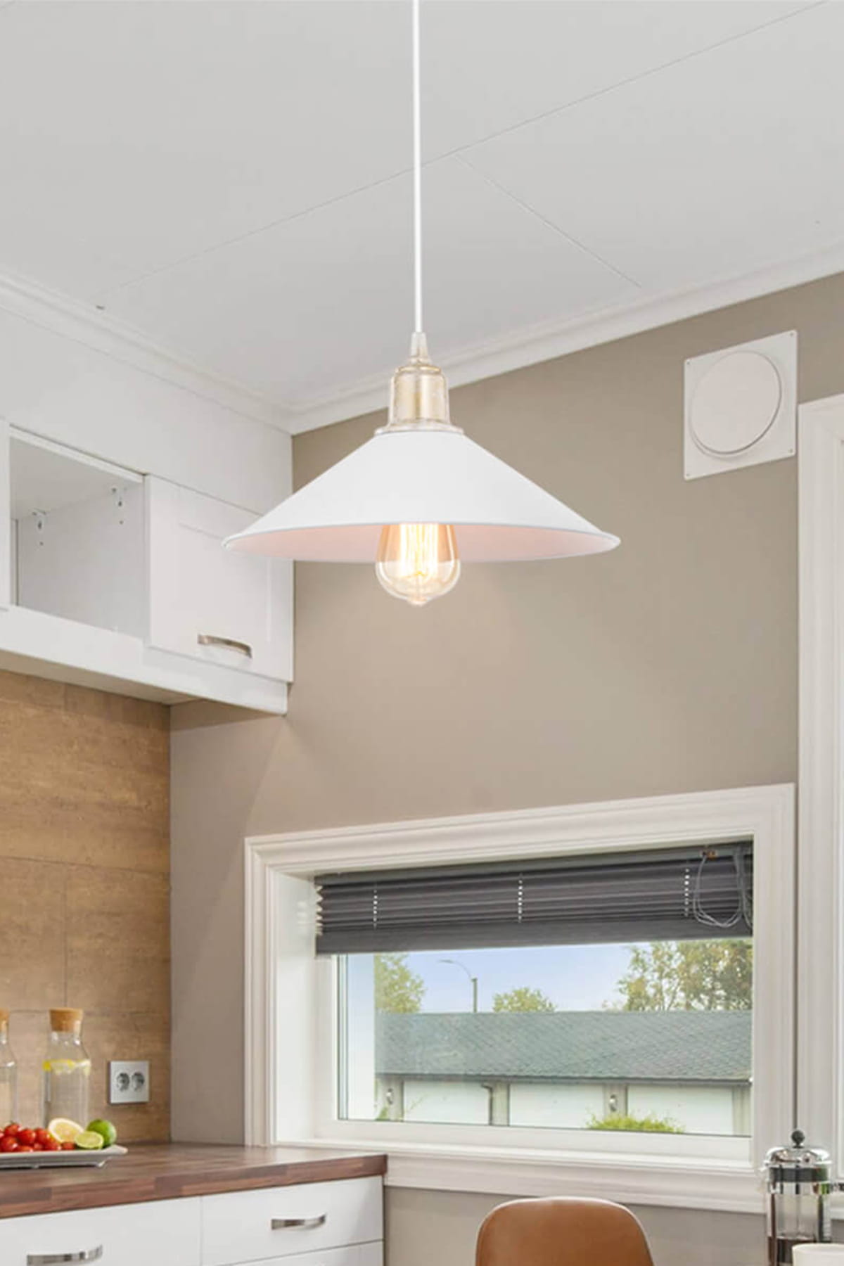 Zuma Line Maya lampa wisząca 1x20 W biała MDL.4157