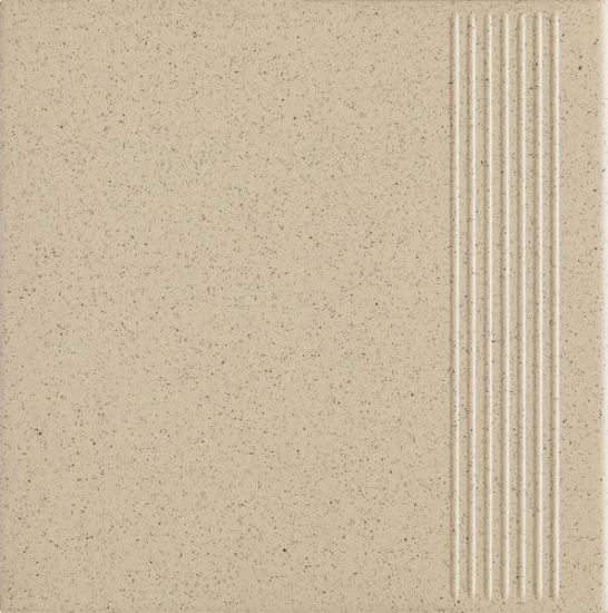 Paradyż Bazo stopnica 30x30 cm prosta sól-pieprz beżowy mat