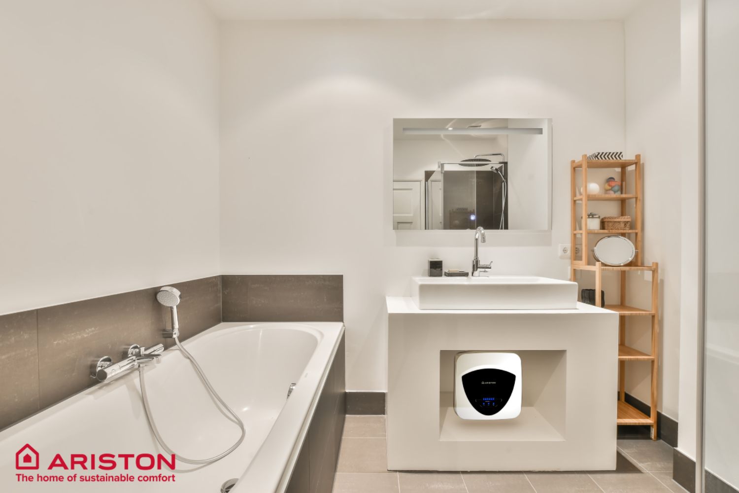 Ariston Andris Elite WiFi pojemnościowy podgrzewacz wody 15 l 1,2 kW elektryczny 3105083