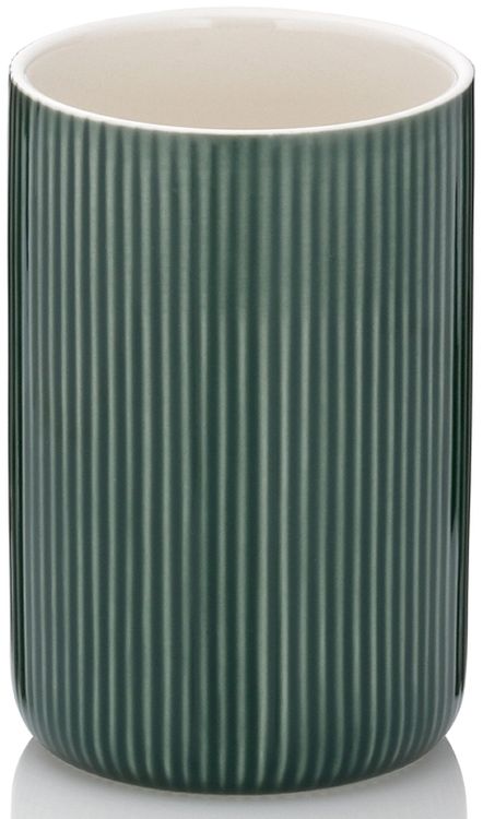 Kela Ava kubek na szczoteczki stojący zielony 24416 - Wysyłka w 24h