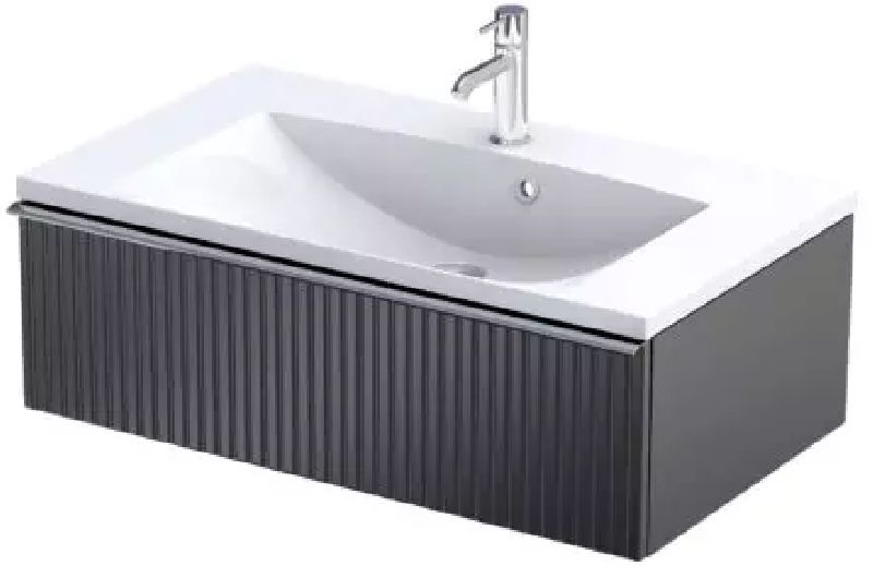 Oristo Etna szafka 80 cm podumywalkowa wisząca czarna OR52-SD1S-80-8R