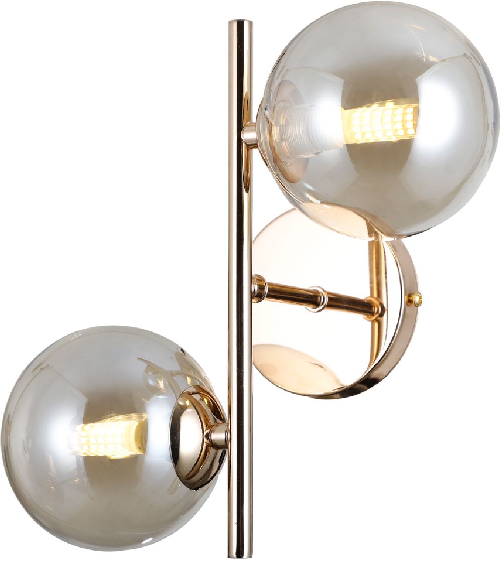 Italux Erimida kinkiet 2x5 W złoty WL-2244-2-GD