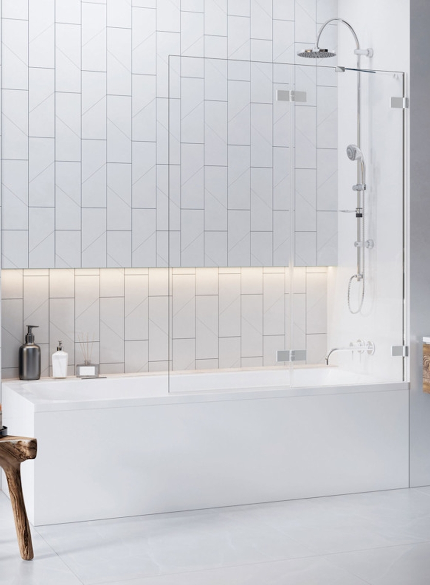 Radaway Euphoria PND parawan nawannowy 100 cm prawy szkło przezroczyste 10008100-01-01R