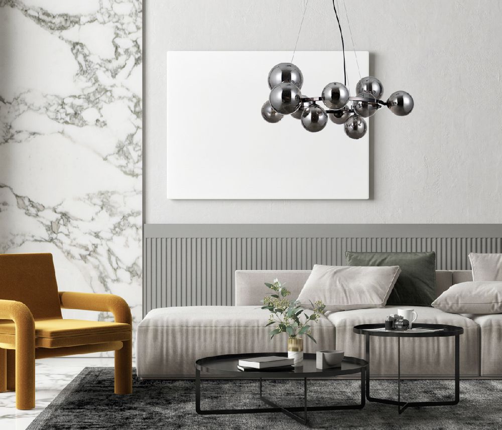 Italux Canello lampa wisząca 11x5 W czarny chrom PND-406007-11A-BCR