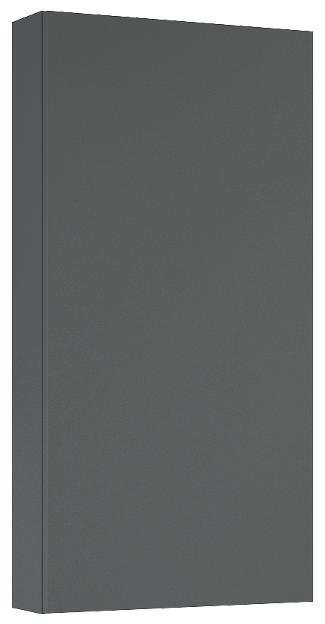 Roca Extra szafka 40x12,6x80 cm boczna wisząca antracyt mat A857957531