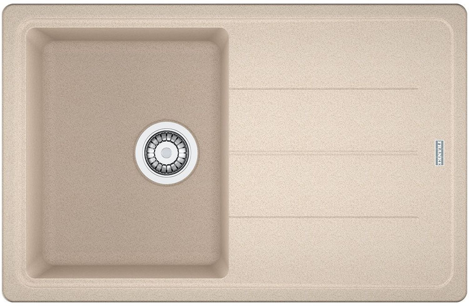Franke Basis zlewozmywak granitowy 78x50 cm beżowy 114.0676.293