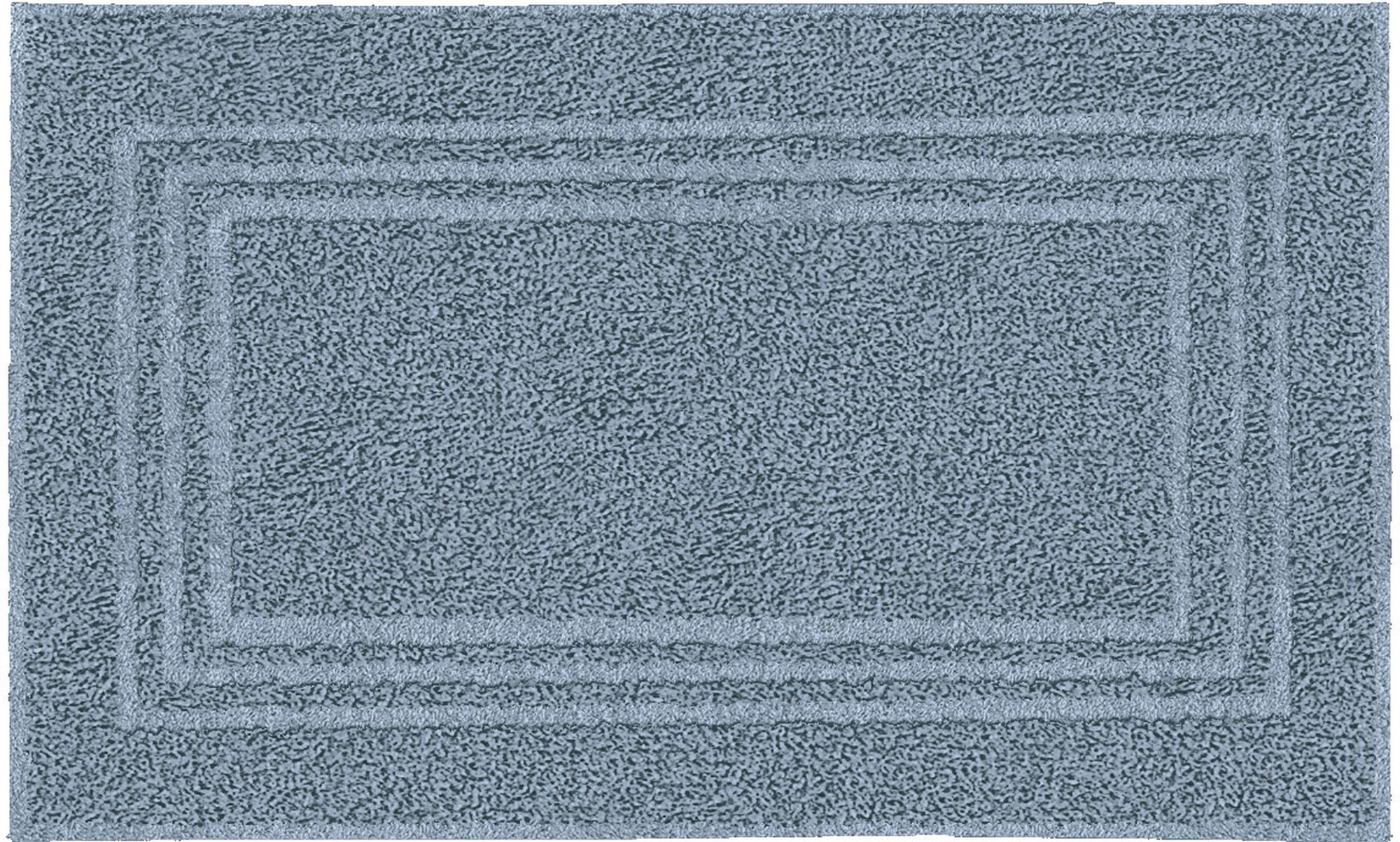 Kleine Wolke Lodge dywanik łazienkowy 80x50 cm bawełna niebieski 3009746207