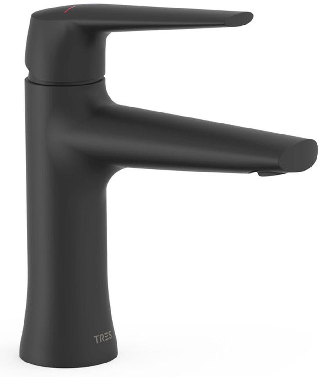 Tres Fuji bateria umywalkowa stojąca czarny mat 28110401NM