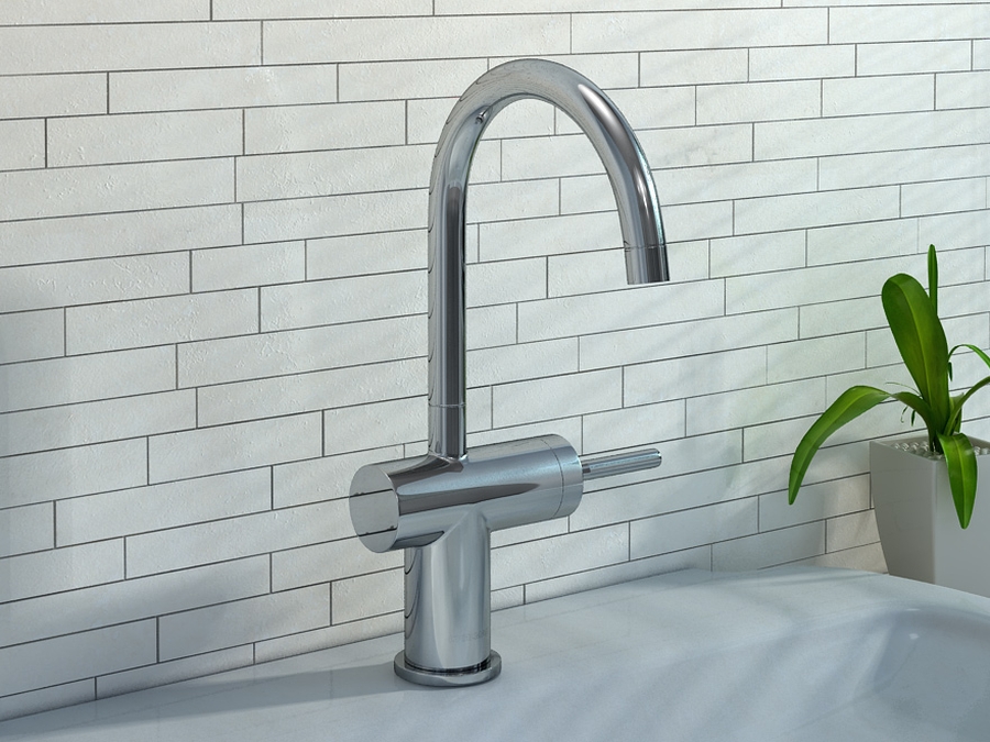 Kohlman Maxima bateria umywalkowa stojąca chrom QB150M