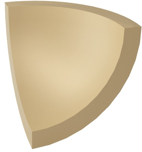 Paradyż Gamma kształtka 3x3 cm D beżowy mat