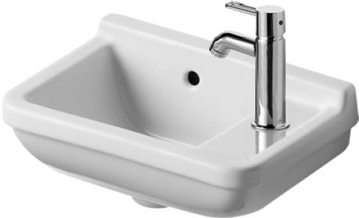 Duravit Starck 3 umywalka 40x26 cm ścienna prostokątna WonderGliss biała 07514000001