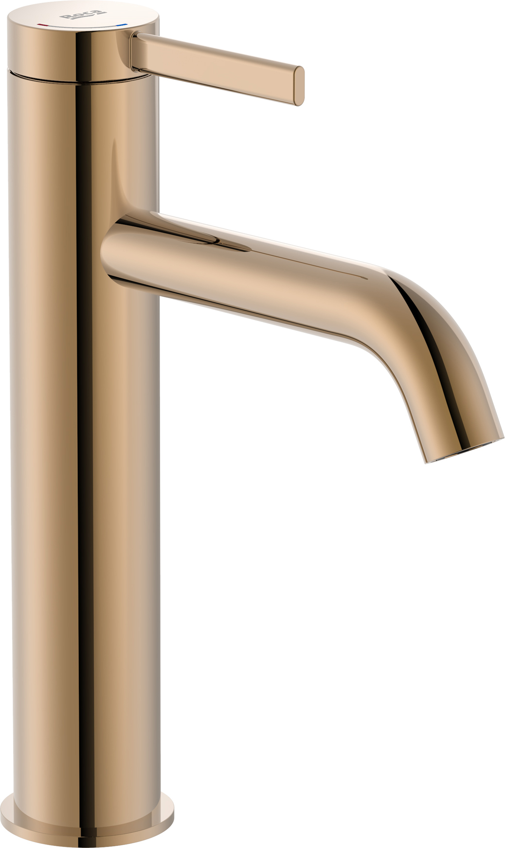 Roca Ona bateria umywalkowa stojąca Rose Gold A5A3C9ERG0