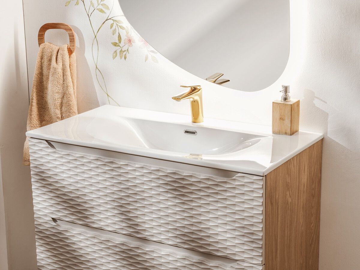 Comad Sky umywalka 121x46 cm prostokątna meblowa biała SKY 120-8099